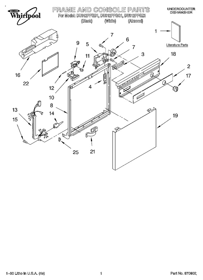 Diagram for DU912PFGB1