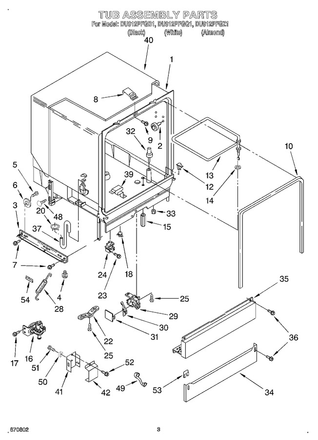 Diagram for DU912PFGZ1