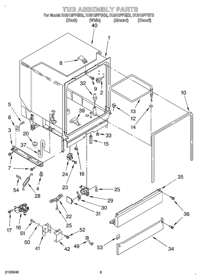 Diagram for DU912PFGB2