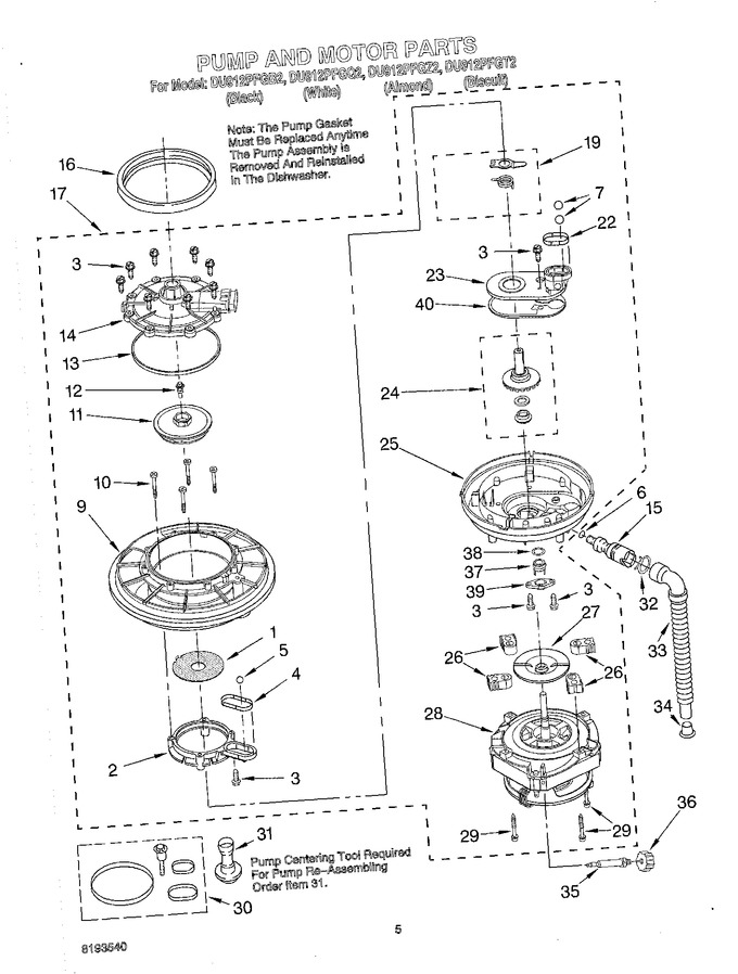 Diagram for DU912PFGB2