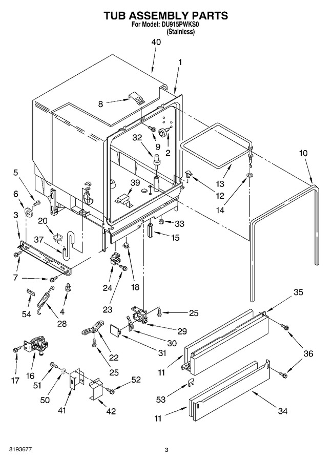 Diagram for DU915PWKS0