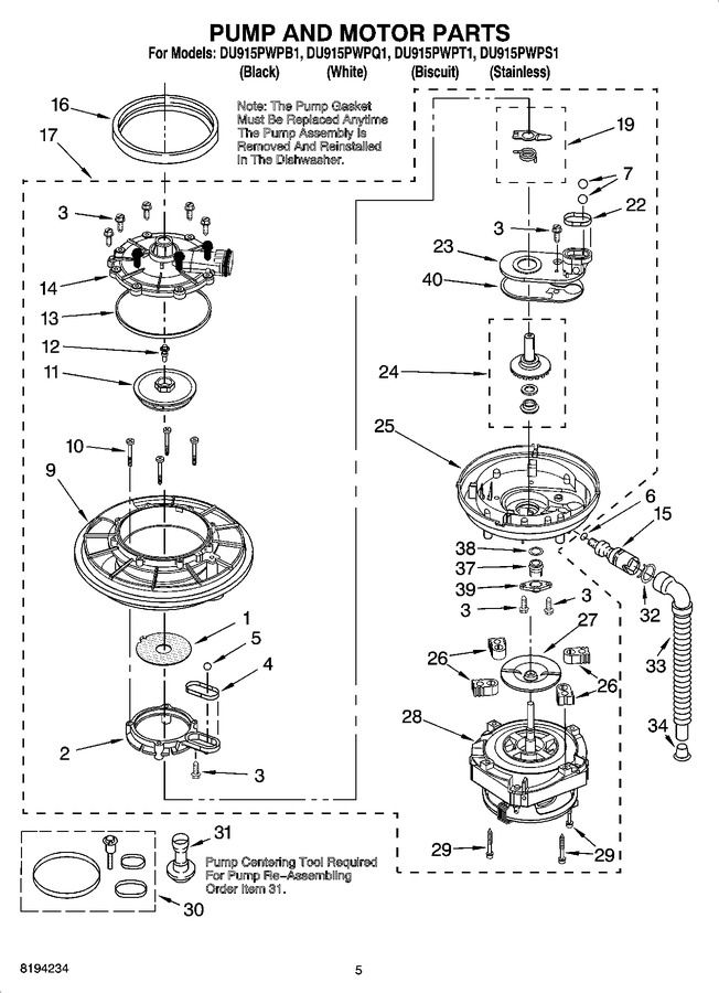 Diagram for DU915PWPB1