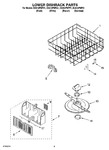 Diagram for 06 - Lower Dishrack Parts, Optional Parts