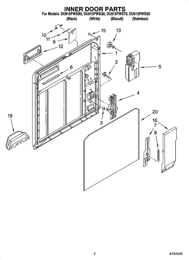 Diagram for DU915PWSS0