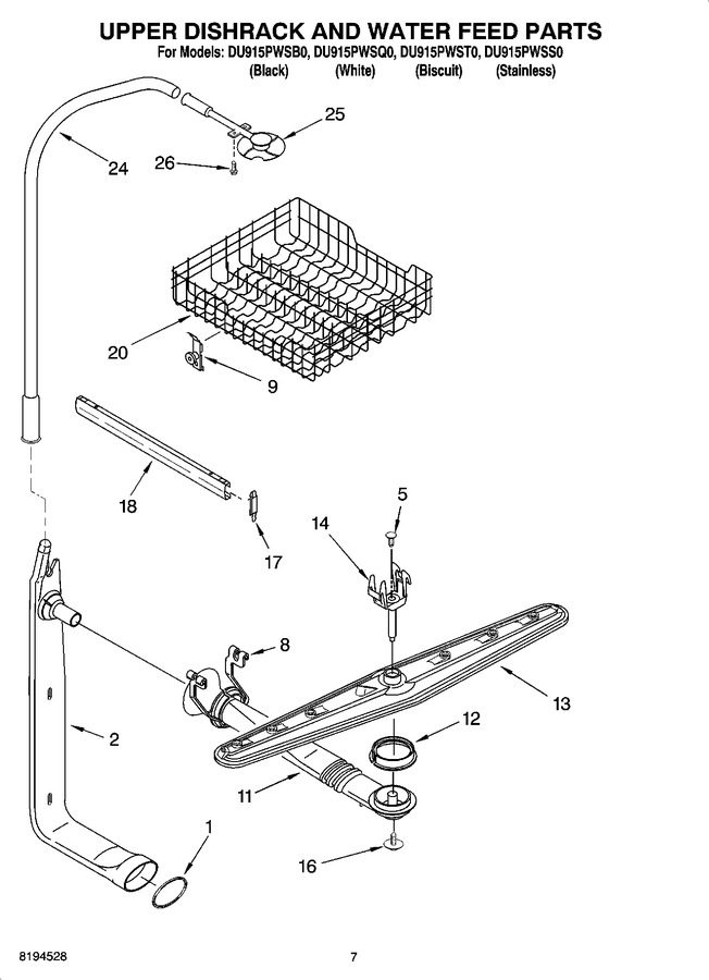 Diagram for DU915PWSB0