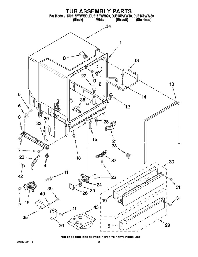 Diagram for DU915PWWT0