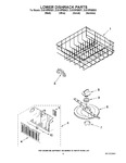 Diagram for 06 - Lower Dishrack Parts