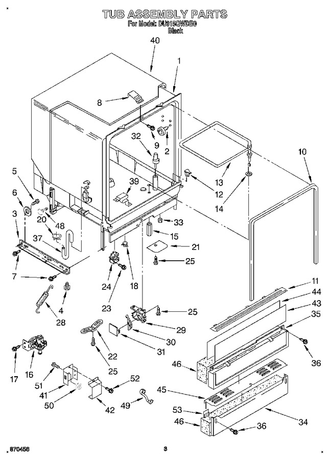 Diagram for DU915QWDB0