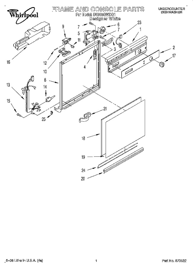 Diagram for DU915QWDQ1