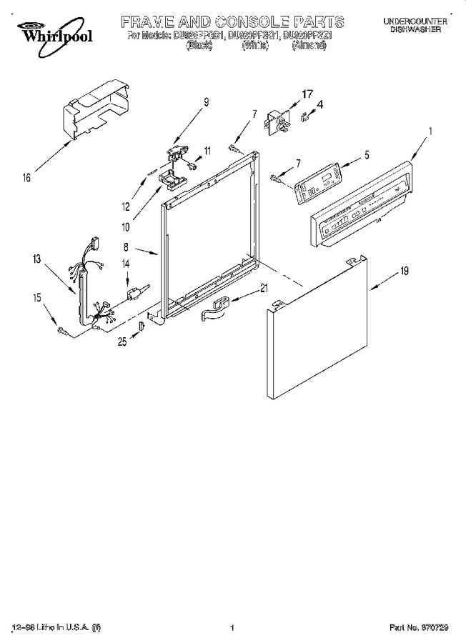 Diagram for DU920PFGQ1