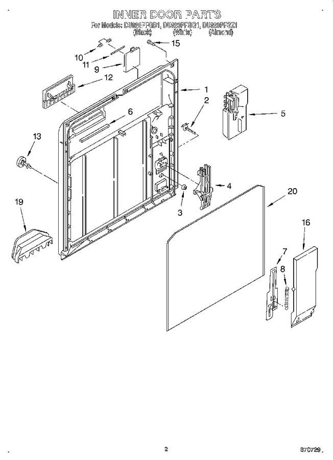 Diagram for DU920PFGZ1