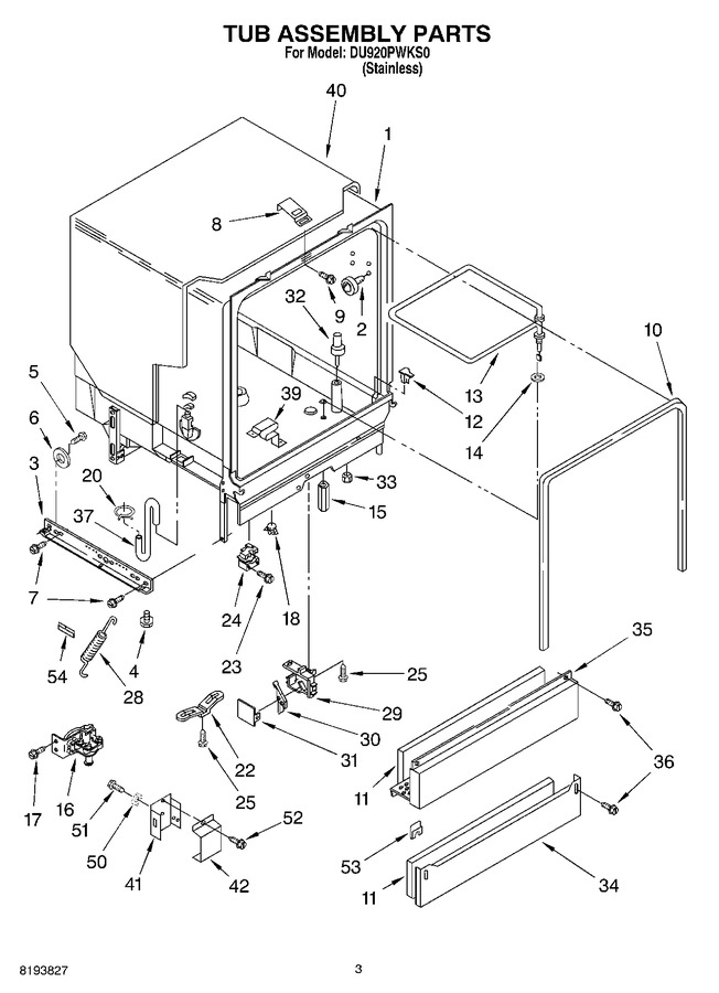 Diagram for DU920PWKS0