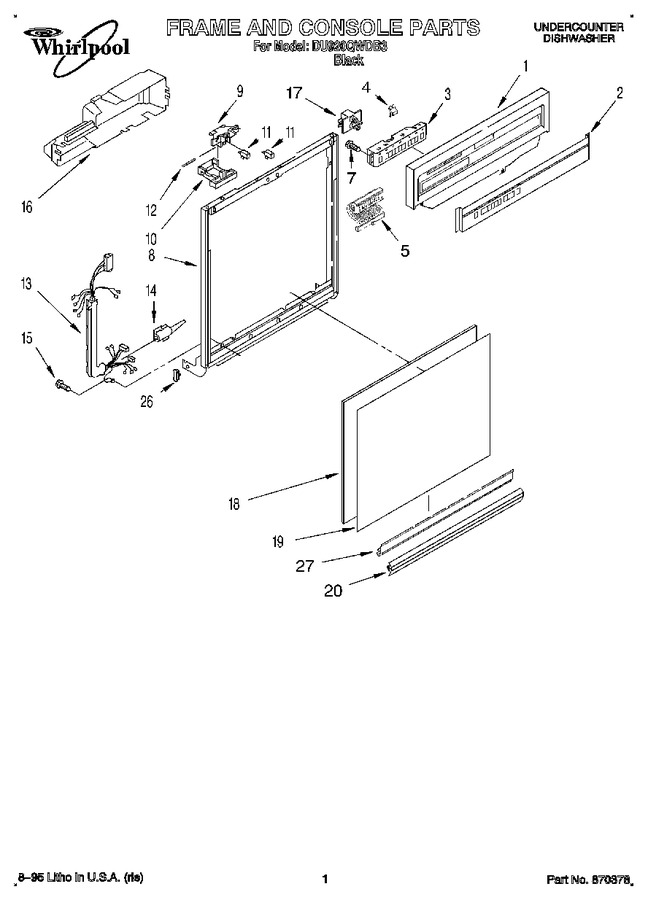 Diagram for DU920QWDB3