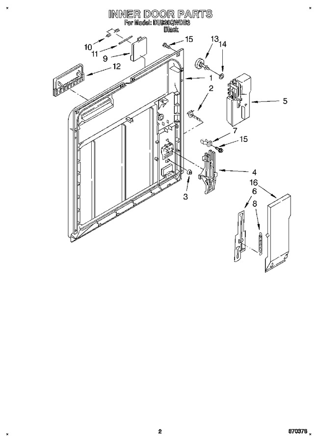 Diagram for DU920QWDB3