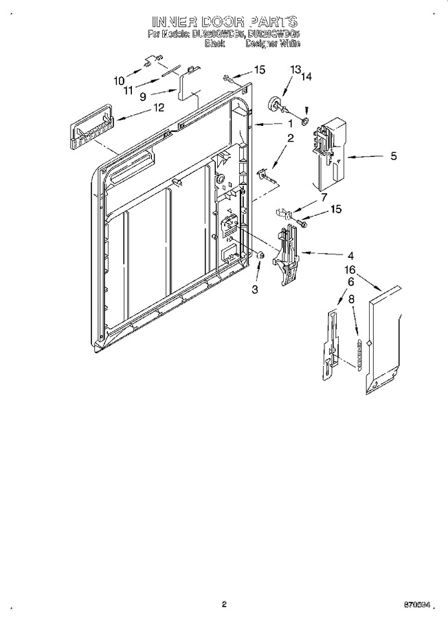 Diagram for DU920QWDQ5