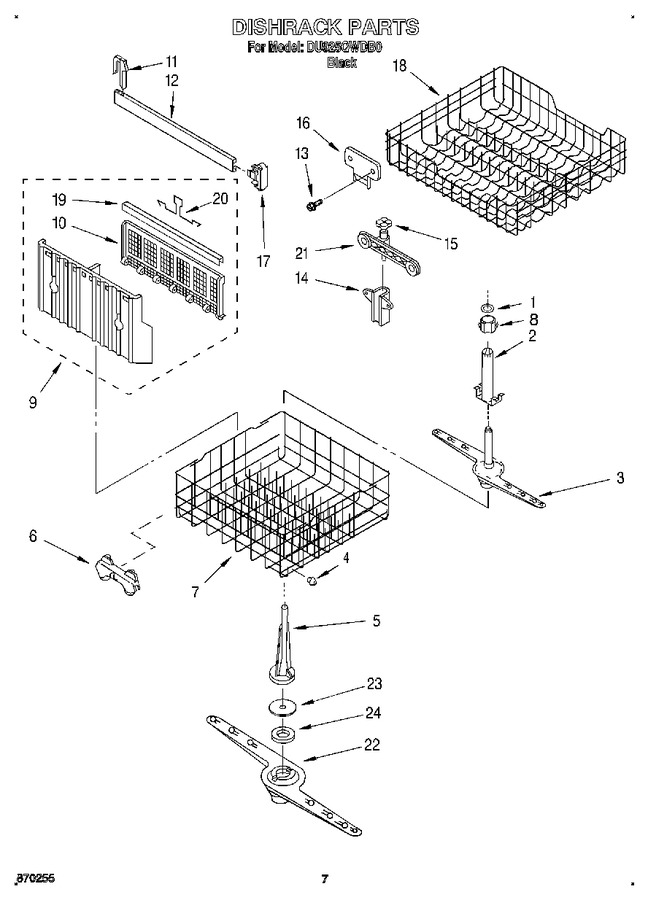 Diagram for DU925QWDB0