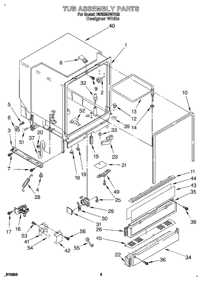 Diagram for DU925QWDQ2