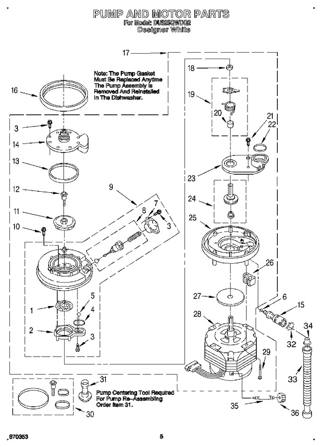 Diagram for DU925QWDQ2