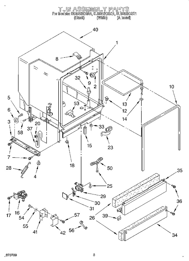 Diagram for DU925SCGB1