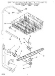 Diagram for 05 - Upper Dishrack And Water Feed