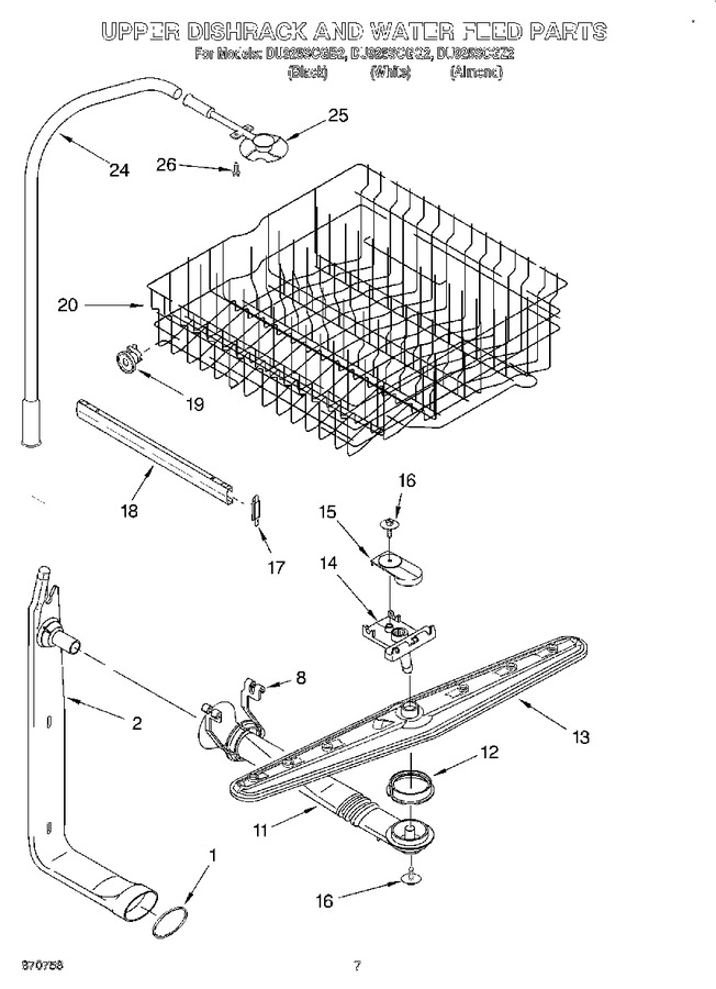 Diagram for DU925SCGB2