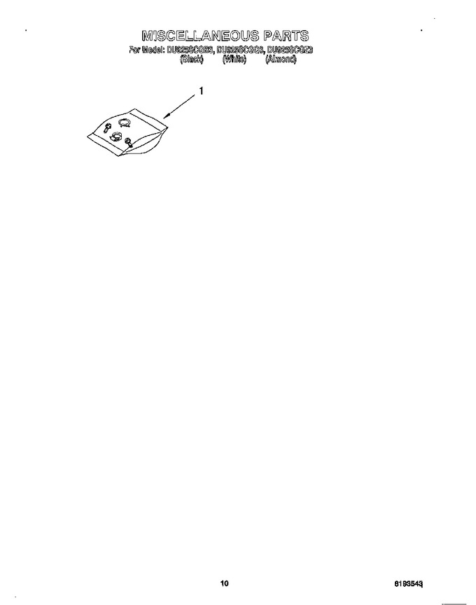 Diagram for DU925SCGZ3