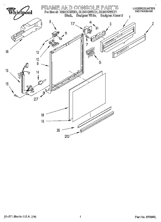 Diagram for DU927QWDB1