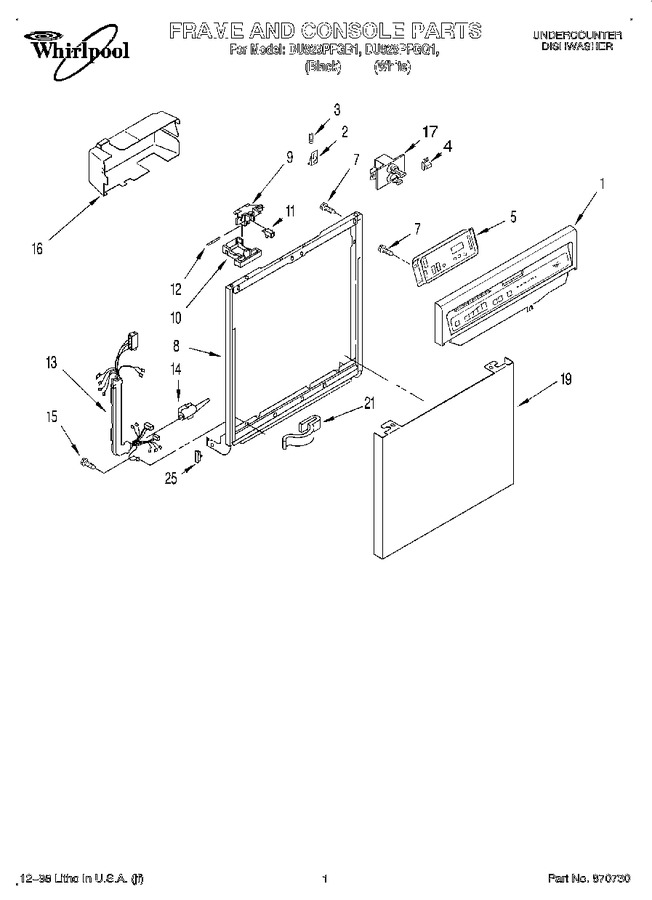 Diagram for DU929PFGQ1