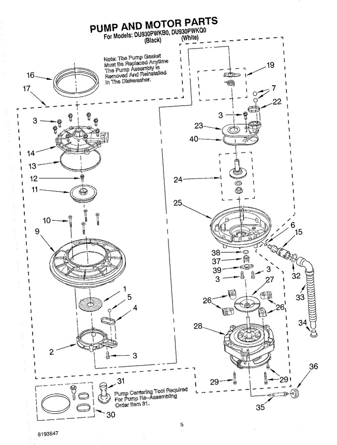 Diagram for DU930PWKB0