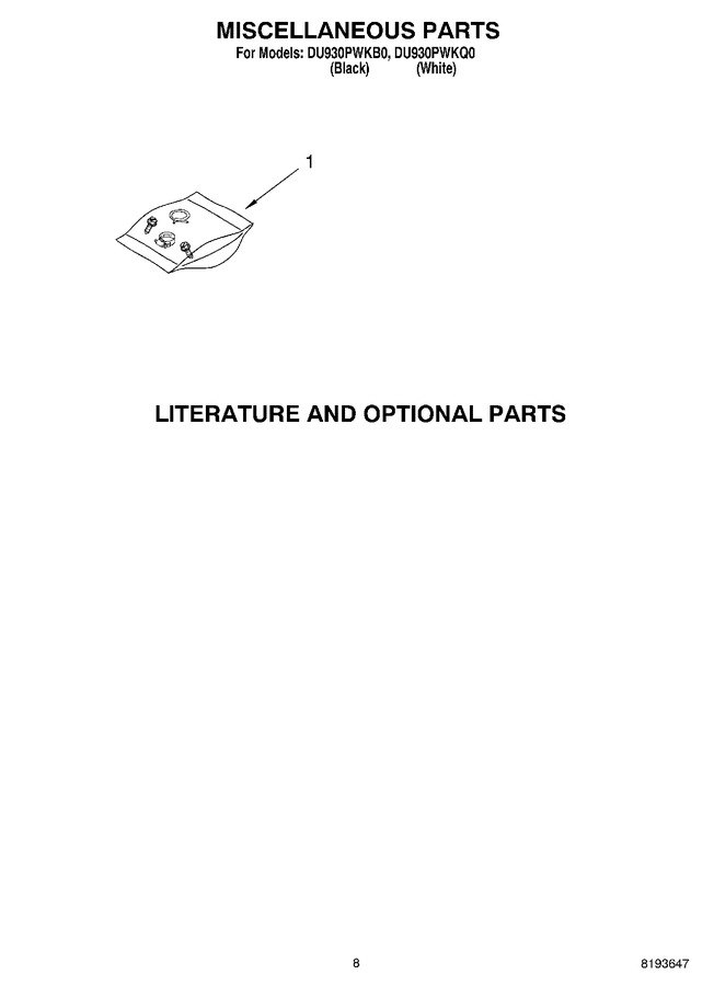 Diagram for DU930PWKB0