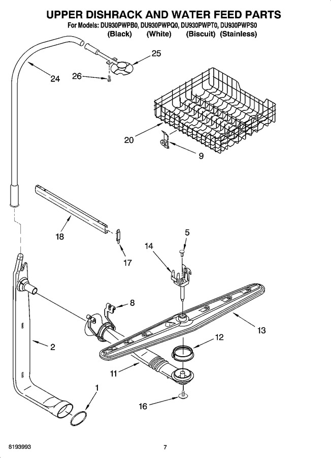 Diagram for DU930PWPS0