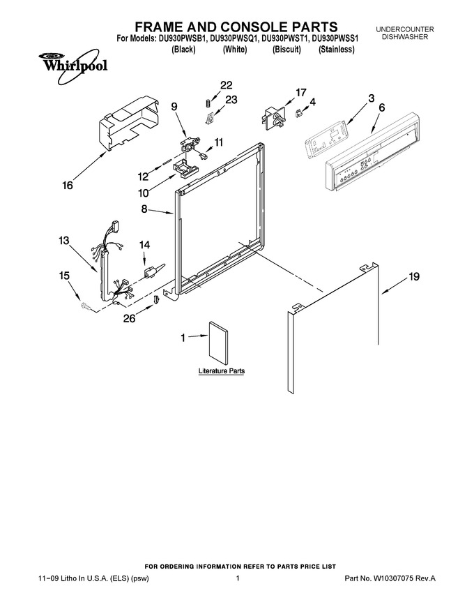 Diagram for DU930PWST1