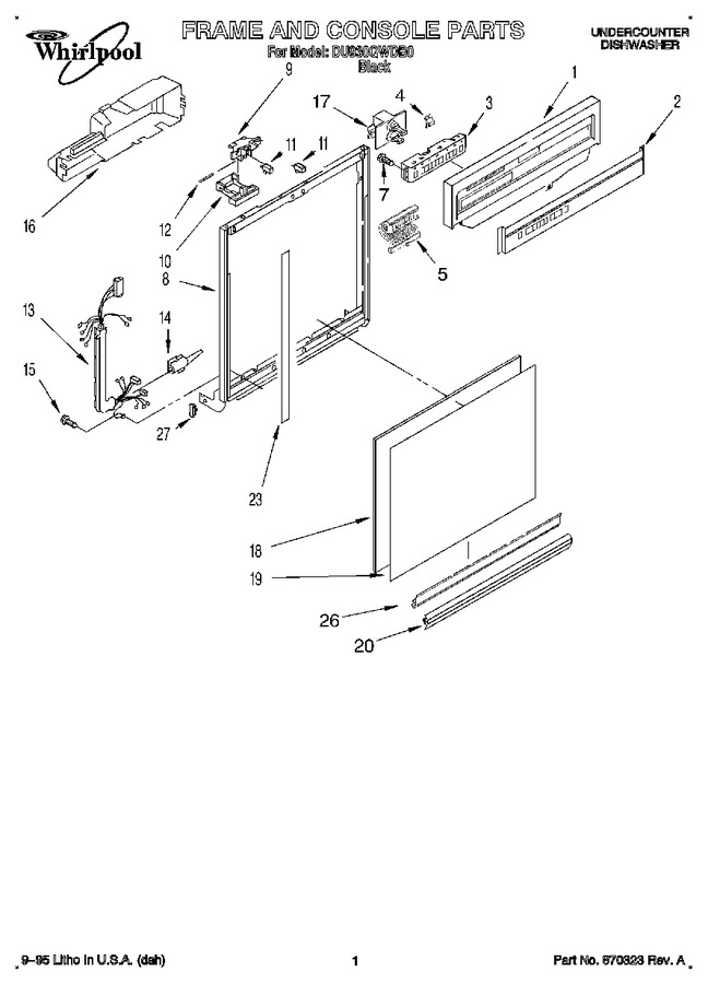 Diagram for DU930QWDB0