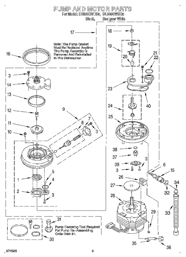 Diagram for DU930QWDQ5