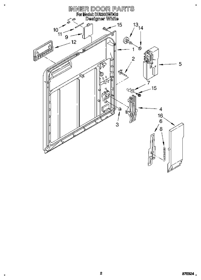 Diagram for DU930QWDQ0