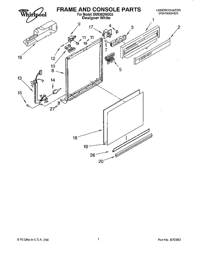 Diagram for DU930QWDQ3