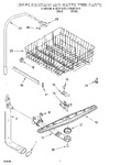 Diagram for 05 - Upper Dishrack And Water Feed