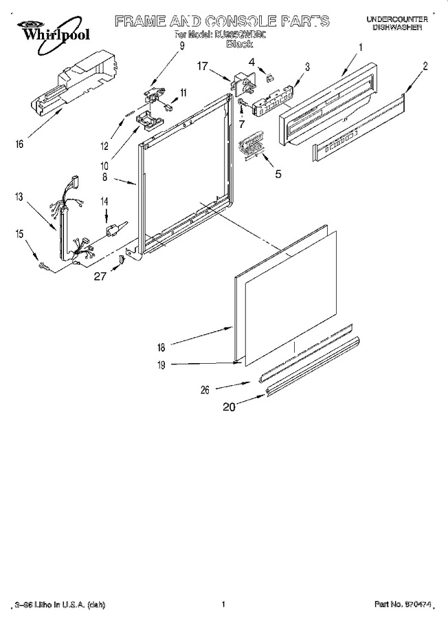 Diagram for DU935QWDB0