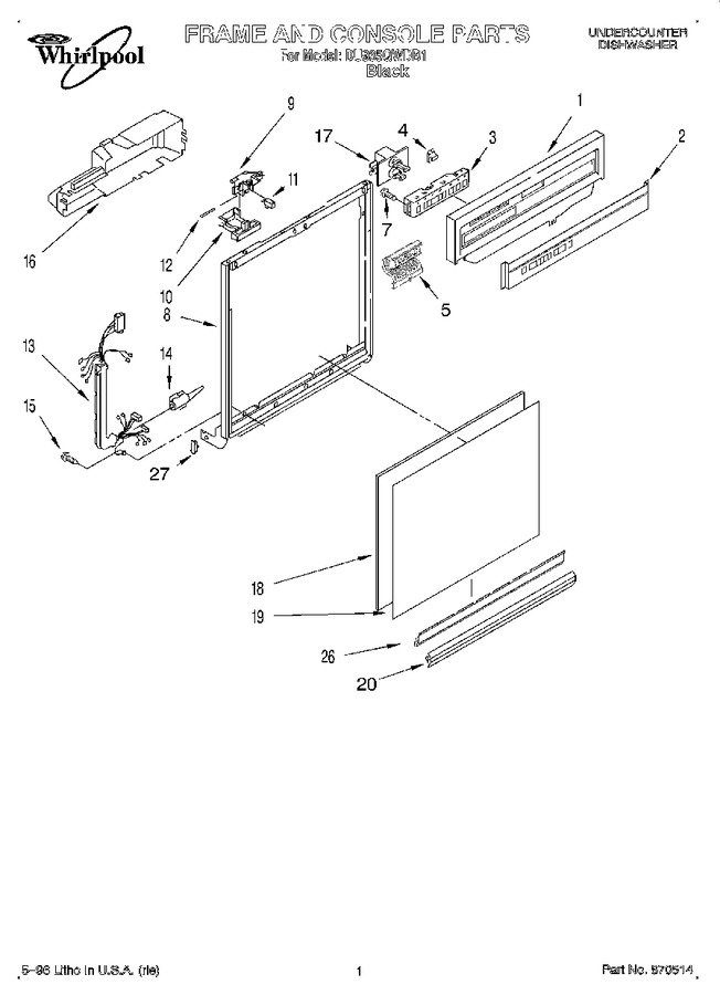 Diagram for DU935QWDB1