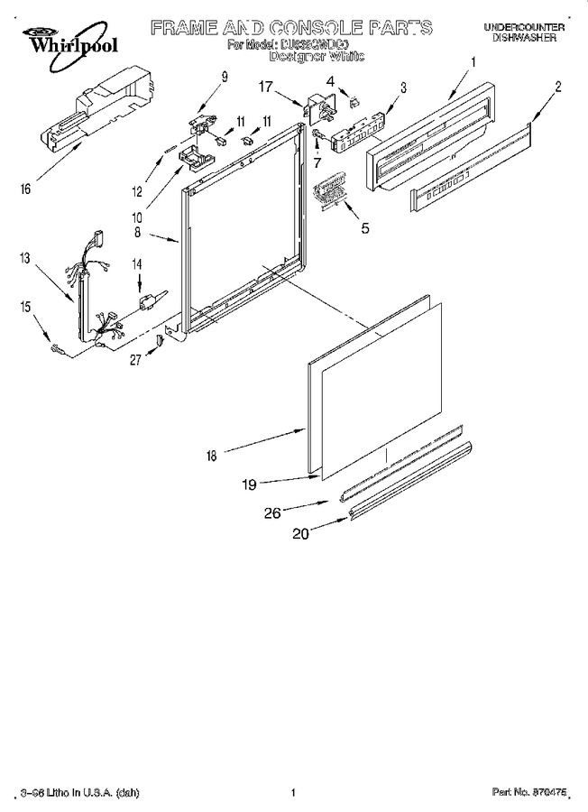 Diagram for DU935QWDQ0