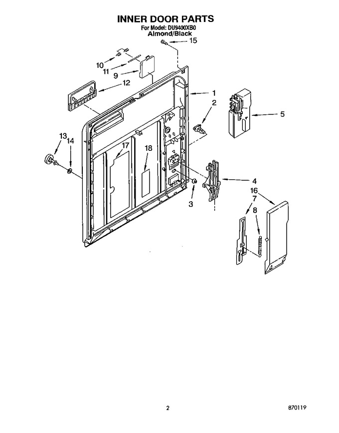 Diagram for DU9400XB0