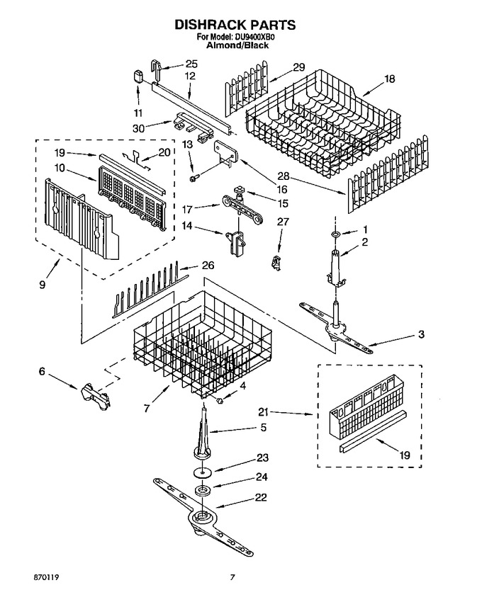 Diagram for DU9400XB0