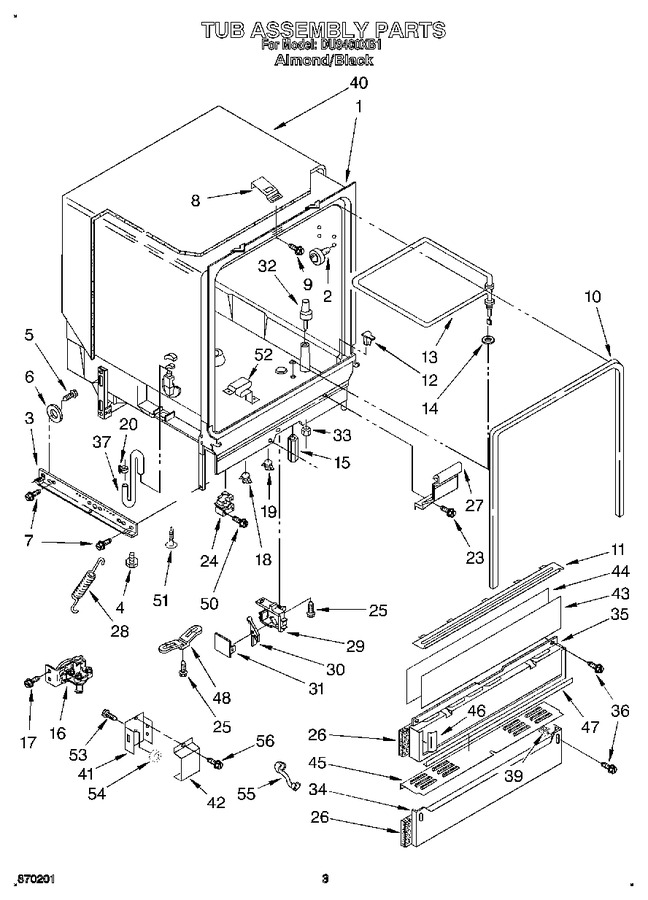 Diagram for DU9400XB1