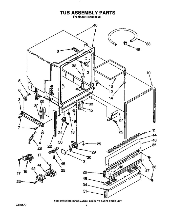 Diagram for DU9400XY0