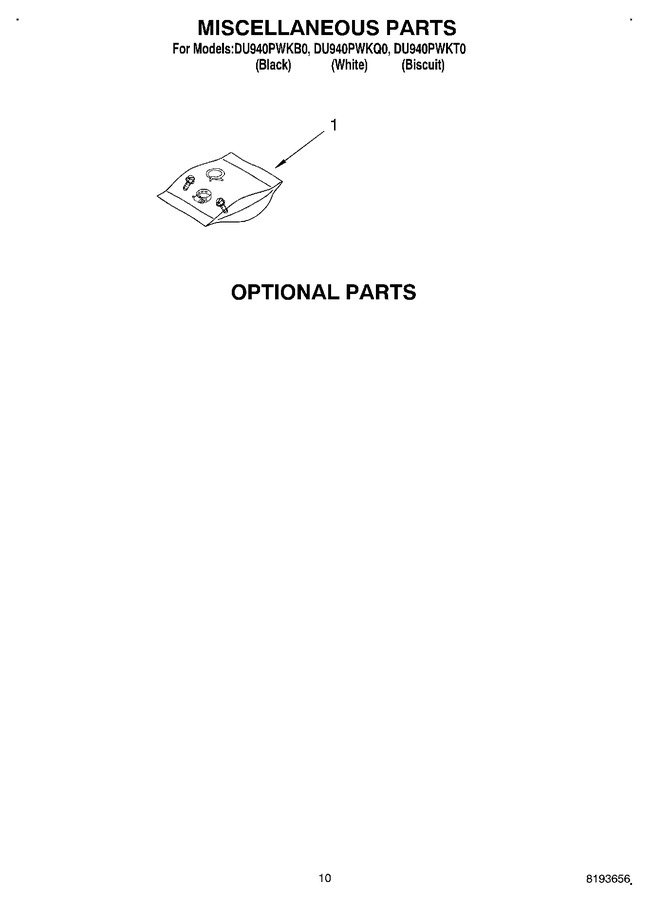 Diagram for DU940PWKB0