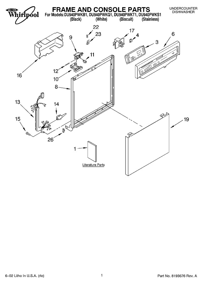 Diagram for DU940PWKS1