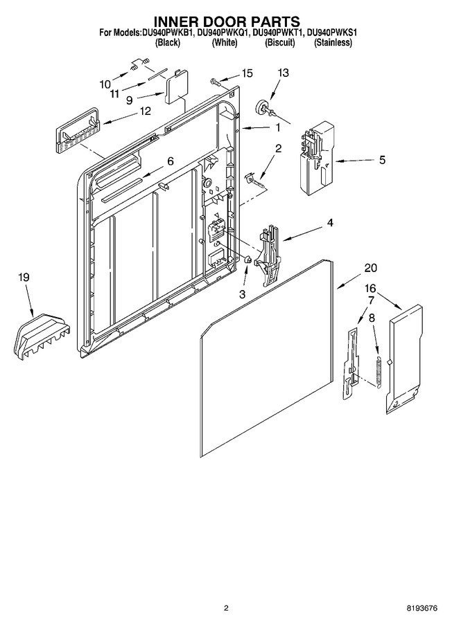 Diagram for DU940PWKT1