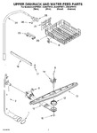 Diagram for 05 - Upper Dishrack And Water Feed