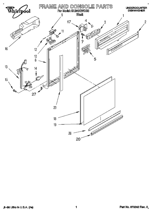 Diagram for DU940QWDB0