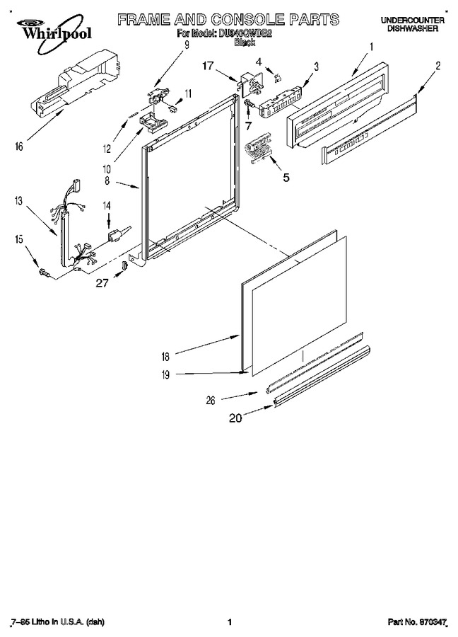 Diagram for DU940QWDB2